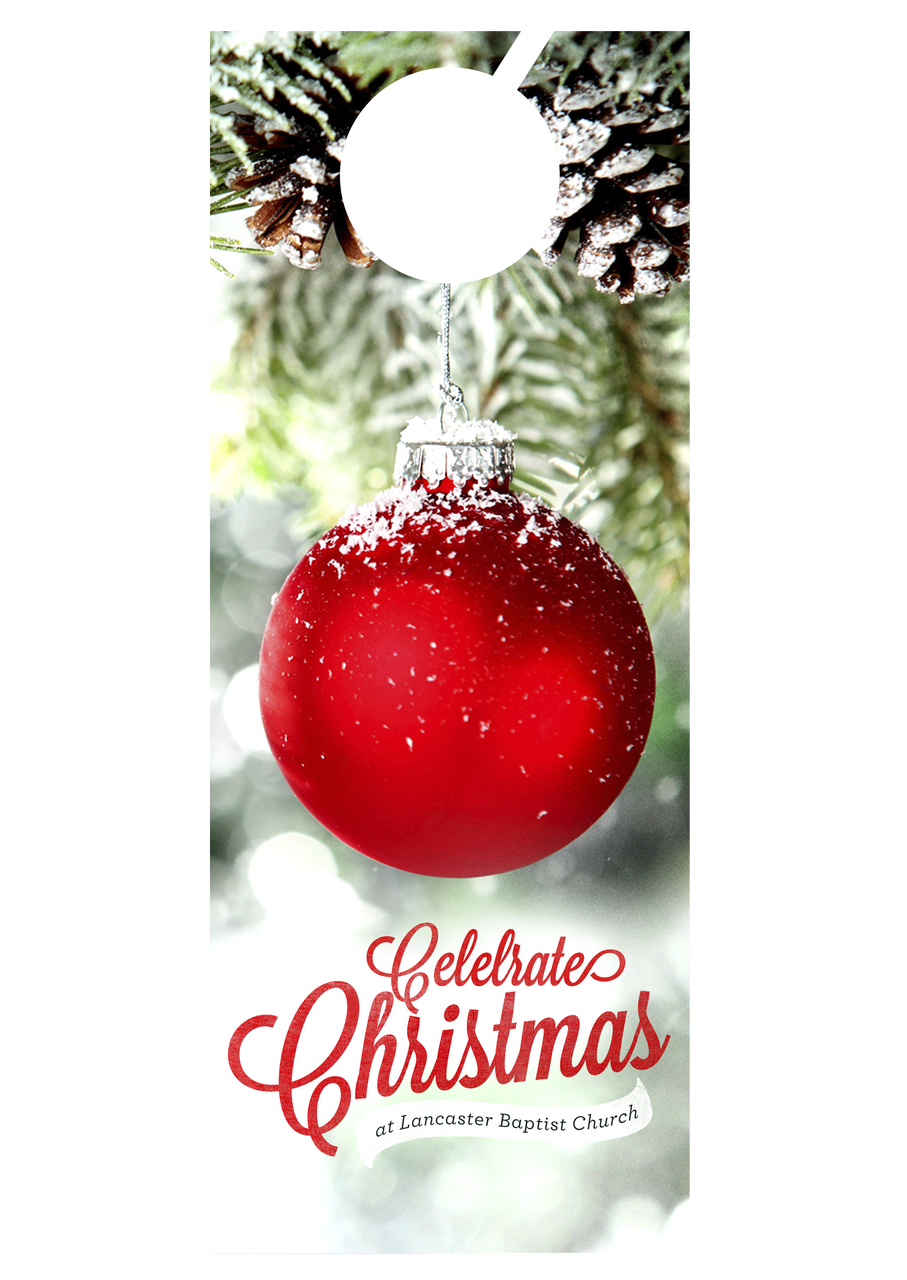 Celebrate Christmas Ornament—Door Hanger