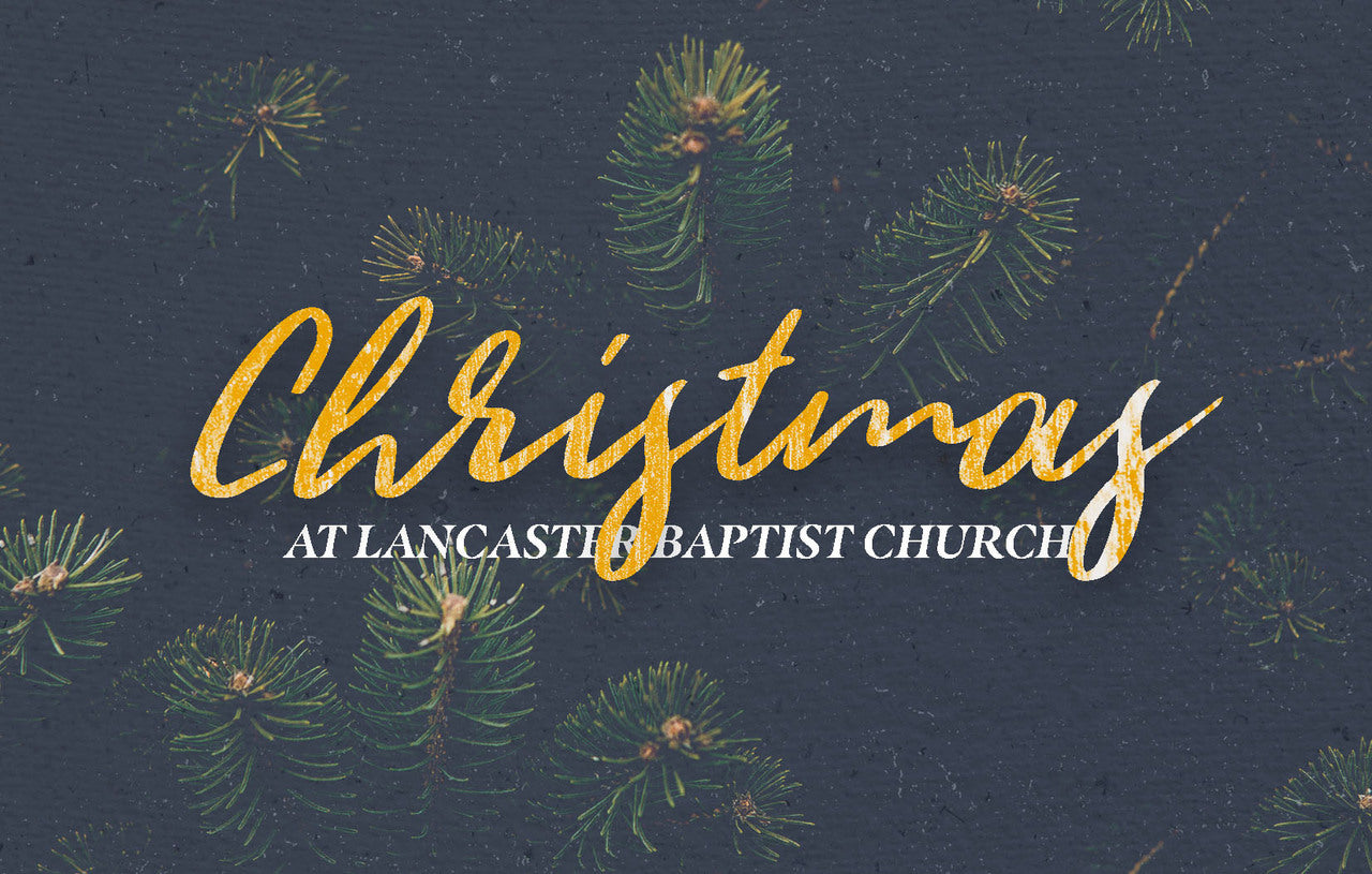 Christmas Navy & Gold—Outreach Card