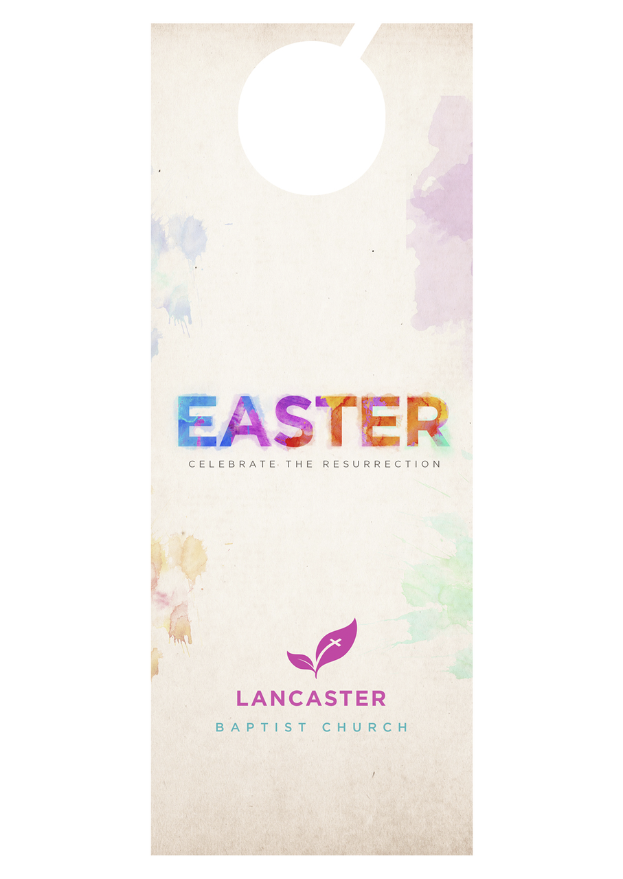 Easter Splash—Door Hanger
