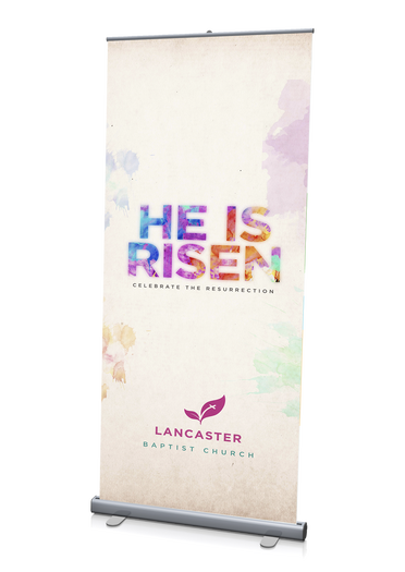 He is Risen Banner