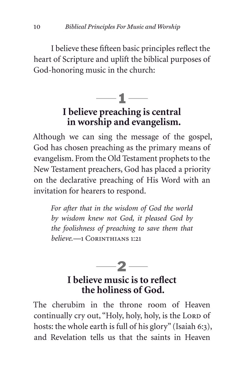 Biblical Principles for Music and Worship Download