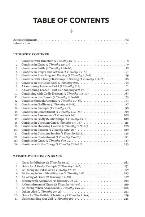 Pastoral Epistles Striving Together Publications