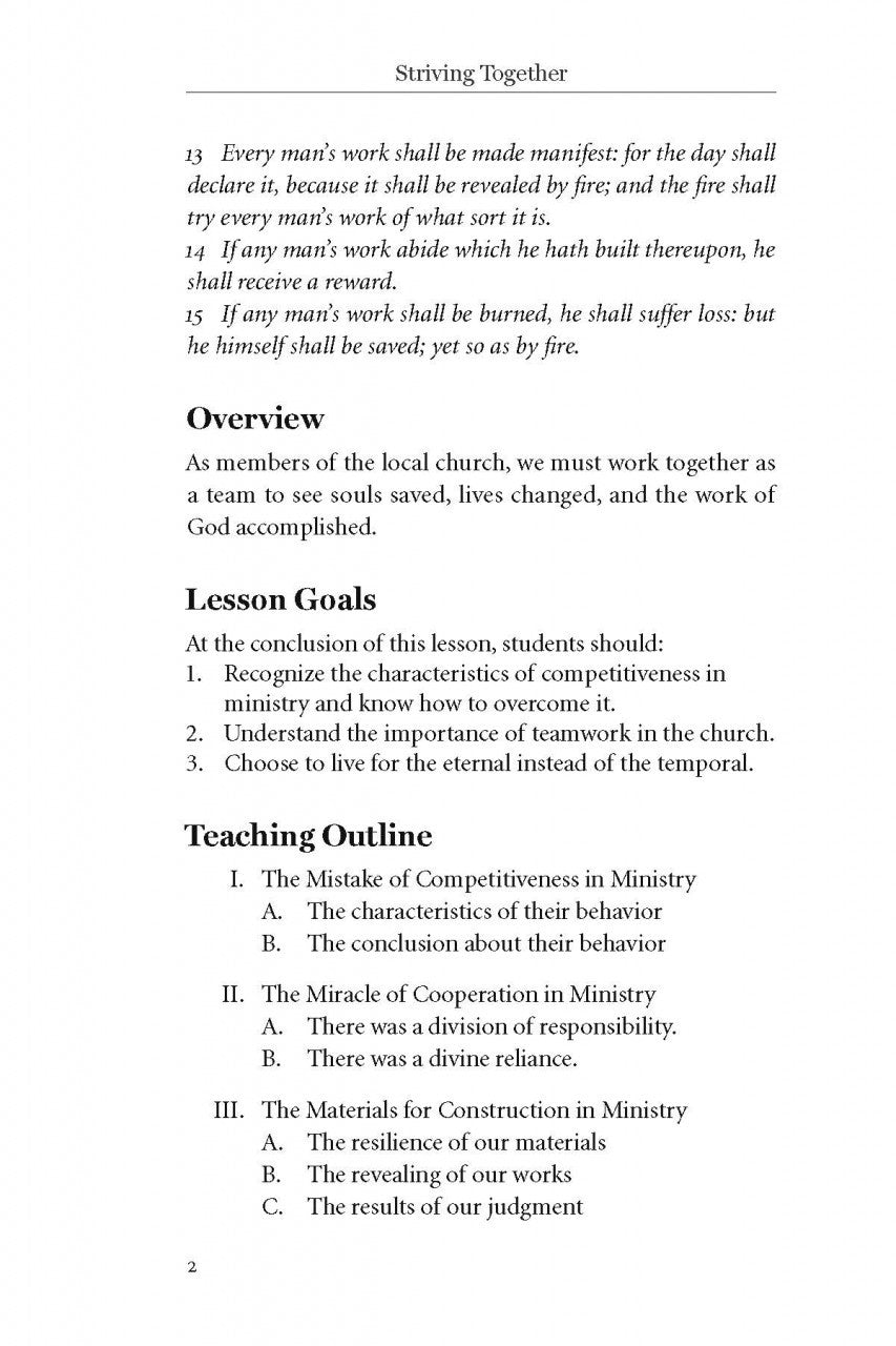 Striving Together Teacher Edition Download