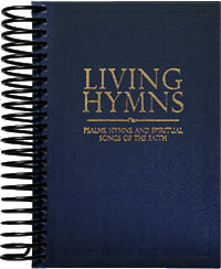Living Hymns Large Print Piano Book Navy