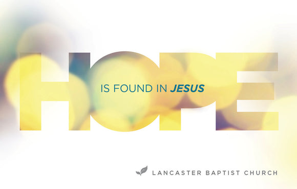 Hope is Found in Jesus—Outreach Card